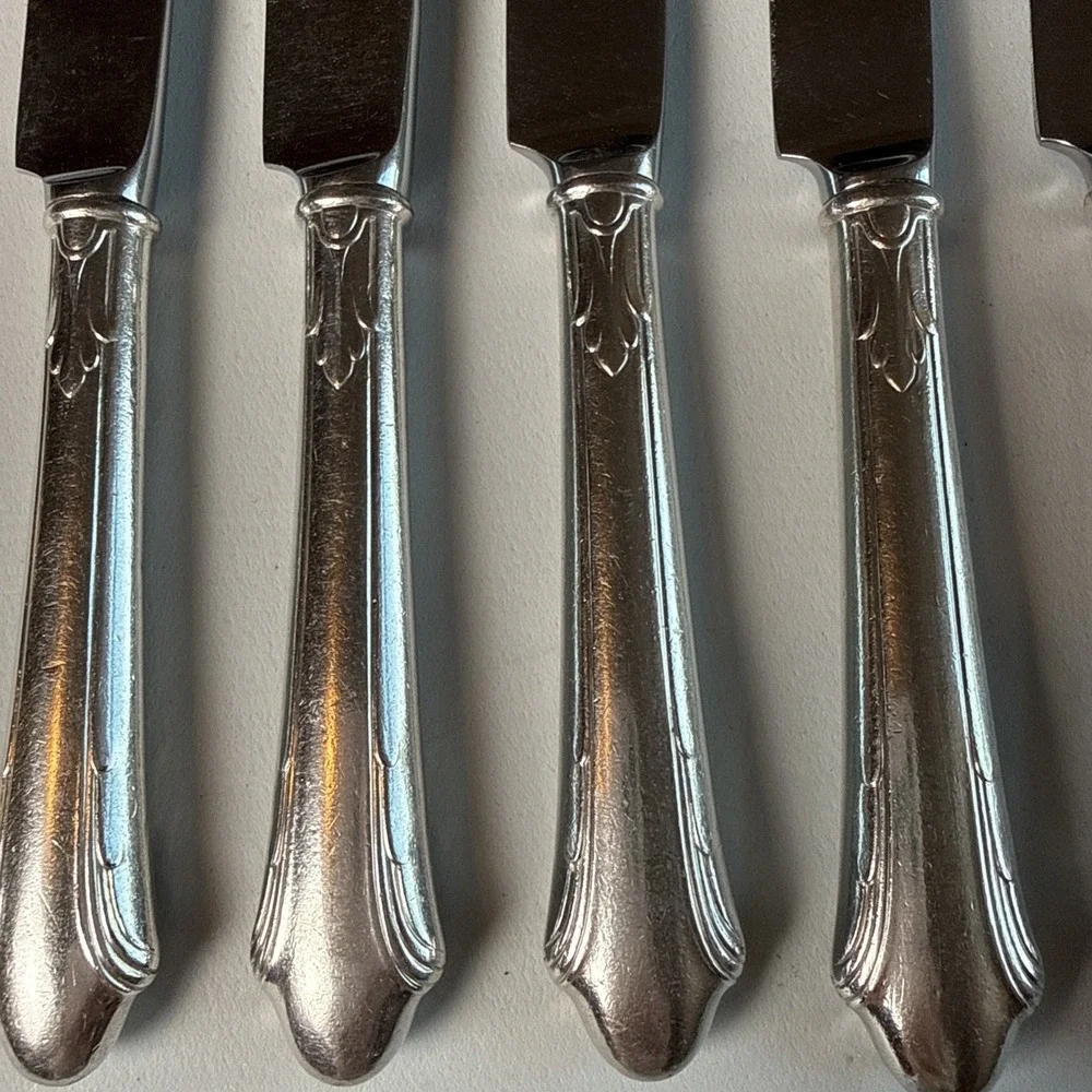 Gorham Silver Plate LADY CAROLINE Dinner Knives 1933 9-1/4